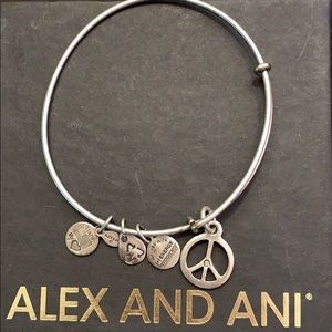 Alex and Ani Peace Bracelet